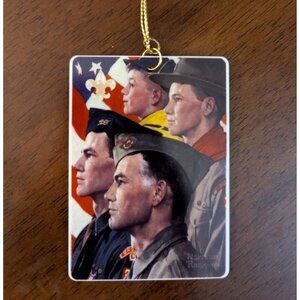 Boy Scouts Of America Growth Of A Leader Norman Rockwell Ceramic Keepsake